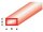 KrickASA Rechteck Rohr transparent rot 2x4x330 mm (5)