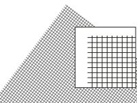 KrickKunststoffgitter PVC Quadrat Struktur 0,32x185x290...