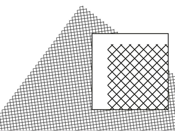 KrickKunststoffgitter PVC Rauten Struktur 0,32x185x290 mm (2)