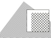 KrickKunststoffgitter PVC Rauten Struktur 0,32x185x290 mm...