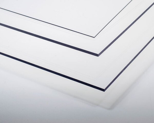 KrickKunststoffplatte Polyester transparent 0,75x328x475 mm