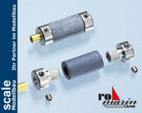 KrickElastik Schiffs-Kupplung 3,2/4 auf 4 mm