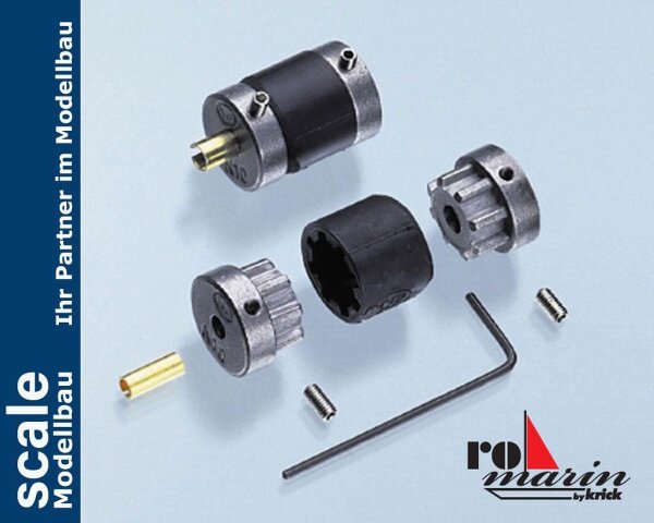 KrickHochlastkupplung Ø5/4 auf Ø4/3,2 mm
