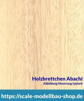 Abachi Brettchen 100 x 1000 x  4 mm  (  )