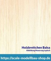 Balsa Brettchen 100 x 1000 x  8 mm  (  )
