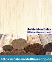 Balsa Holzleiste  1,5 x  5 mm  (  )