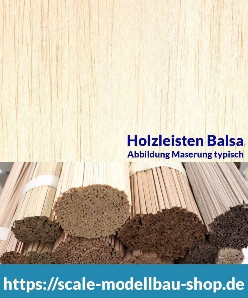 Balsa Holzleiste  5 x  15 mm  (  )