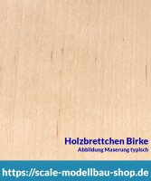Birke Brettchen 100 x 1000 x  8 mm  (  )