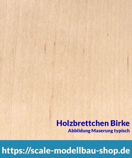 Birke Brettchen 100 x 1000 x 10 mm  (  )