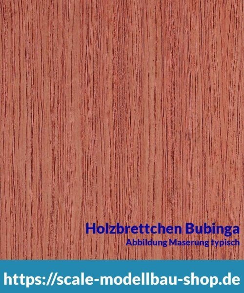 Bubinga Brettchen 100 x 1000 x  5 mm  (  )
