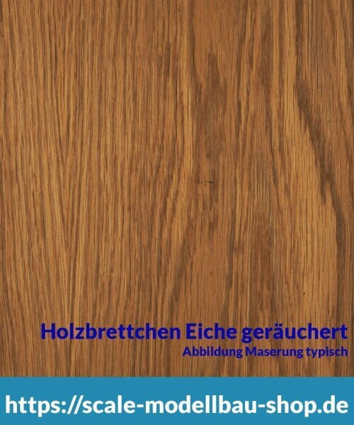 Eiche geräuchert Brettchen 100 x 1000 x 12 mm  (  )