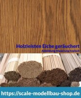 Eiche geräuchert Holzleiste  4 x  7 mm  (  )