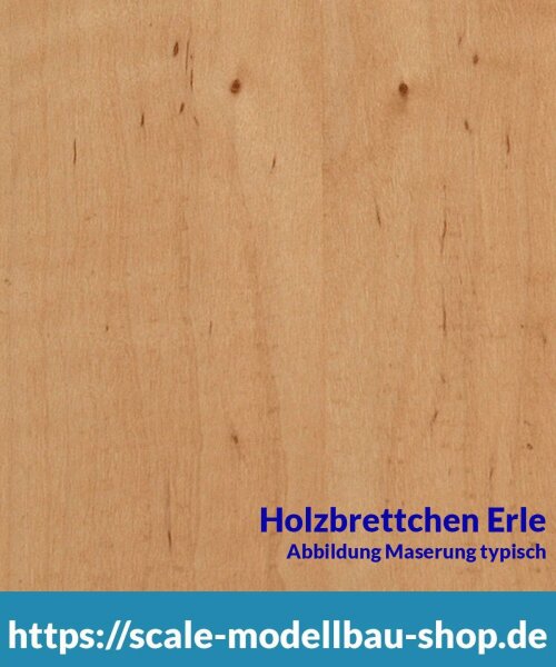 Erle Brettchen 100 x 1000 x 10 mm  (  )