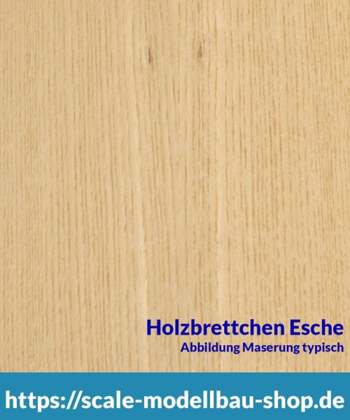 Esche Brettchen 100 x 1000 x  0,5 mm  (  )