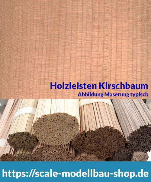 Kirschbaum Holzleiste  0,5 x  3 mm  (  )