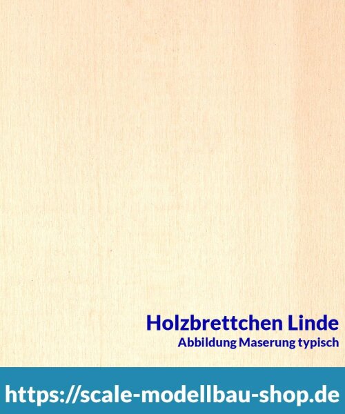 Linde Brettchen 100 x 1000 x  3 mm  (  )
