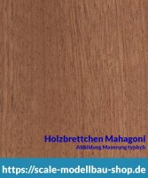 Mahagoni Brettchen 100 x 1000 x  1 mm  (  )