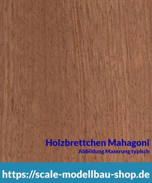 Mahagoni Brettchen 100 x 1000 x  4 mm  (  )
