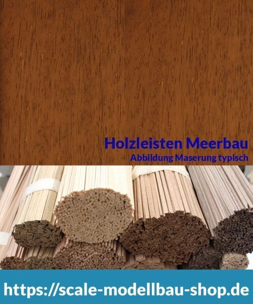 Meerbau Holzleiste  0,5 x  2 mm  (  )