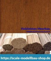 Meerbau Holzleiste  0,6/0,7 x 10 mm  (  )