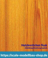 Teak Brettchen 100 x 1000 x  2 mm  (  )