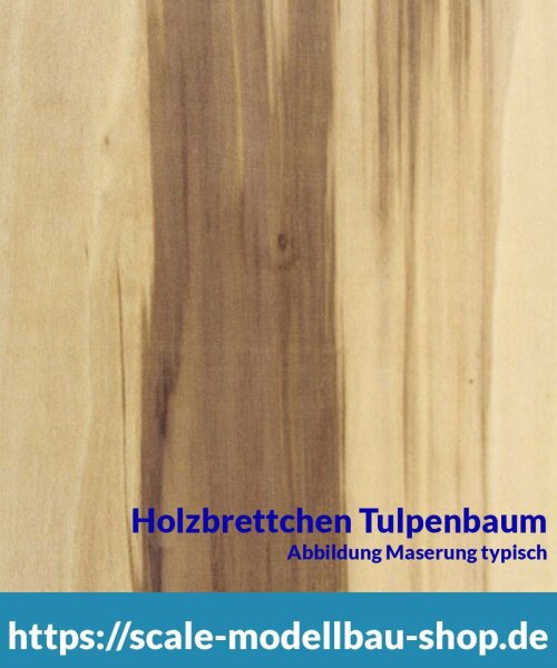 Tulpenbaum Brettchen 100 x 1000 x  5 mm  (  )