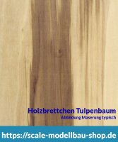 Tulpenbaum Brettchen 100 x 1000 x 10 mm  (  )