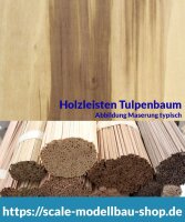 Tulpenbaum Holzleiste  2 x  3 mm  (  )
