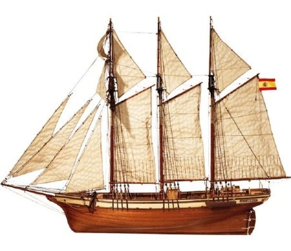 Baukasten Gaffelschoner "Cala Esmeralda" (1916) Maßstab 1:58 OcCre  (  )