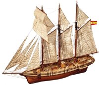 Baukasten Gaffelschoner "Cala Esmeralda" (1916)...