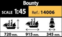 Baukasten Fregatte "H.M.S. Bounty" (1784) Maßstab 1:45 OcCre  (  )