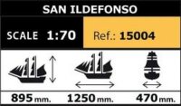 Baukasten Linienschiff "San Ildefonso" (1784) Maßstab 1:70 OcCre  (  )