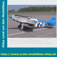 Bauplan Nort American P-51 Mustang Spannweite ca. 2489 mm...