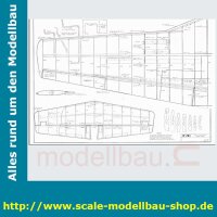 Bauplan Nort American P-51 Mustang Spannweite ca. 2489 mm  (  )