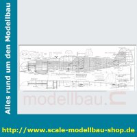 Bauplan Messerschmitt ME-109G / Bf-109G Spannweite ca....