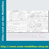 Bauplan Grumman F4F  Wildcat  Spannweite ca.1880 mm  (  )