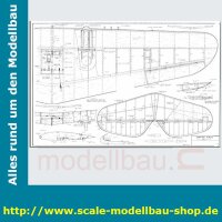 Bauplan Curtiss P40D Kittyhawk Spannweite 2388mm  (  )