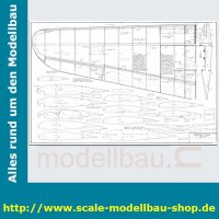 Bauplan Curtiss P40D Kittyhawk Spannweite 2388mm  (  )