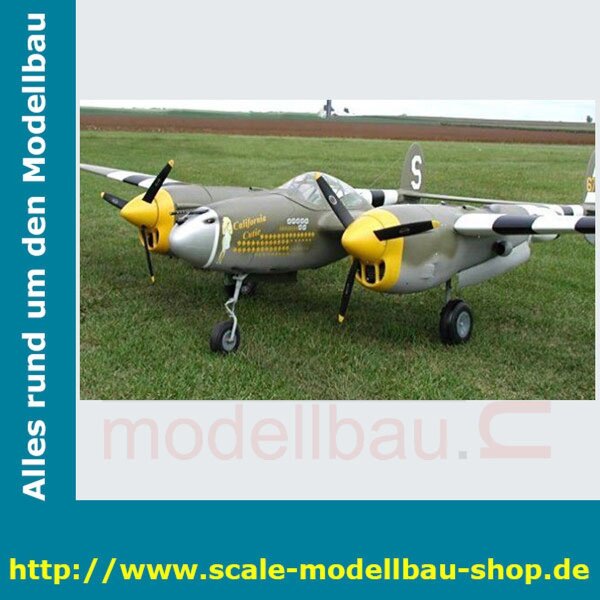 Bauplan Lockheed P38 Lightning Spannweite ca. 1880 mm  (  )