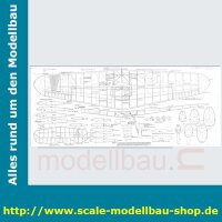 Bauplan Messerschmitt ME-109G / Bf-109G Spannweite ca. 2000 mm  (  )