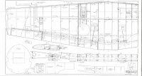 Bauplan Grumman F6F Hellcat Spannweite ca. 2438 mm  (  )