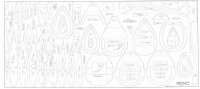 Bauplan Grumman F6F Hellcat Spannweite ca. 2438 mm  (  )