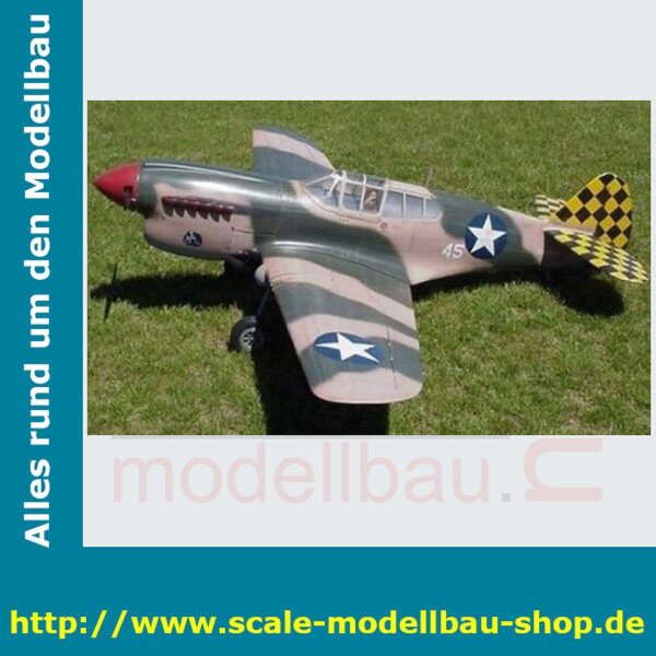 Bauplan Curtiss P40E Kittyhawk Spannweite 1676 mm  (  )