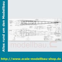 Bauplan Lockheed P38 Lightning Spannweite ca. 2890 mm  (  )