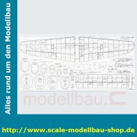Bauplan Lockheed P38 Lightning Spannweite ca. 2890 mm  (  )