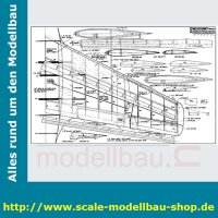 Bauplan Messerschmitt ME-163B-1A Spannweite ca. 2110 mm  (  )