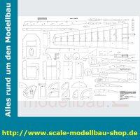 Bauplan Messerschmitt ME-323 Gigant Spannweite ca. 3170 mm  (  )