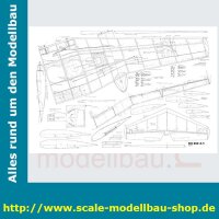 Bauplan Messerschmitt ME-262 A-1 Spannweite ca. 1981 mm  (  )