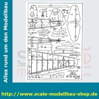 Bauplan Jakowlev JAK-3 Spannweite 2083 mm  (  )