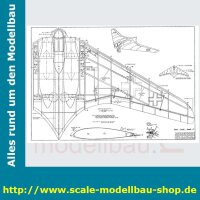 Bauplan Horton Ho IX V3 / Go 229 V3 Spannweite ca. 2083...